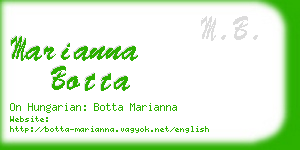 marianna botta business card